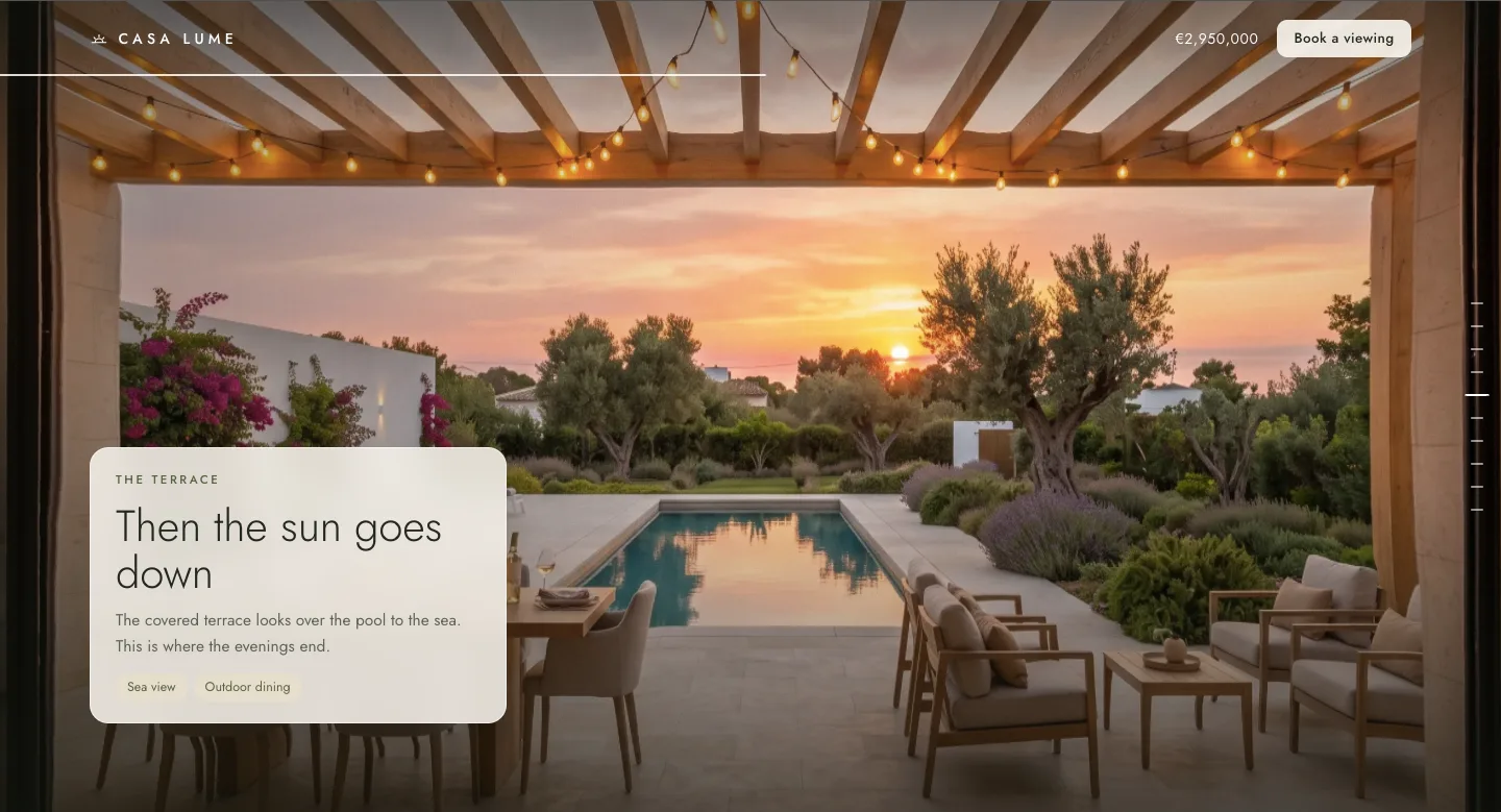 Casa Lume: terrace