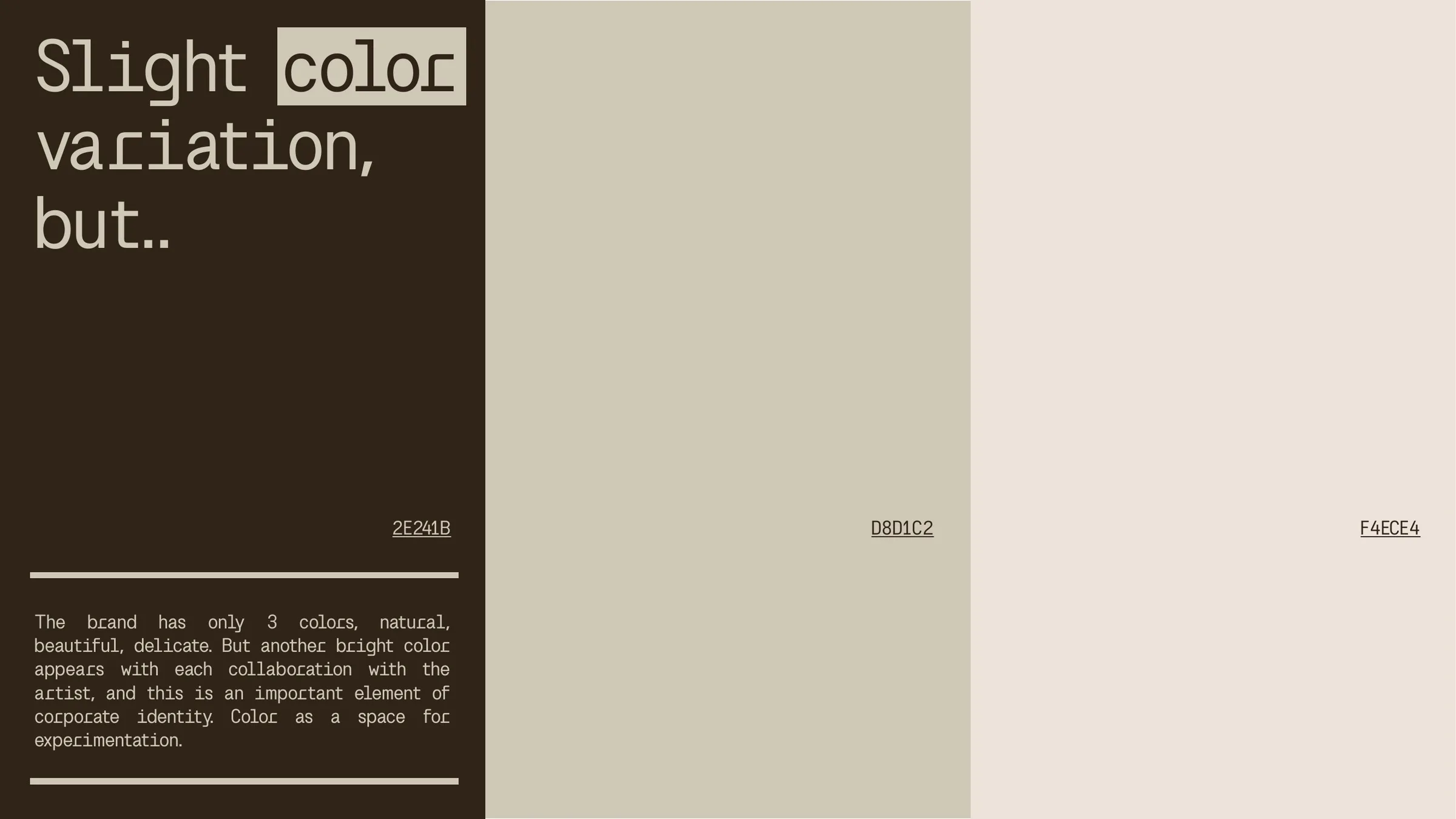 Cut & Shout brand colours